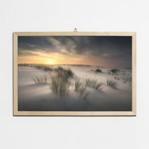 Obraz 21×29,7 cm (A4), papier półmat 200 g/m², ramka sosnowa