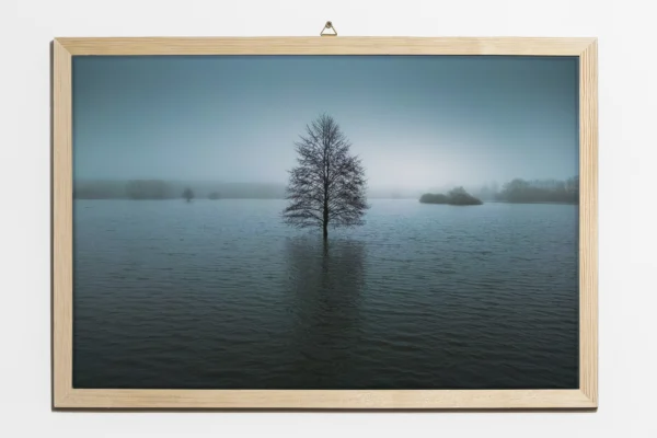 Obraz 40×60 cm, półmat, ramka sosna - Enigmatyczne Wody