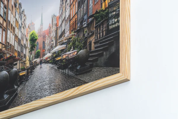 Obraz 40×60 cm, półmat, ramka sosna - Urok Deszczu - obrazek 2