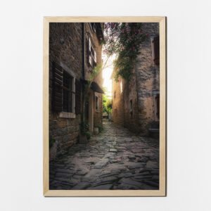 Obraz 40×60 cm, półmat, ramka sosna - Aleją ku Marzeniom