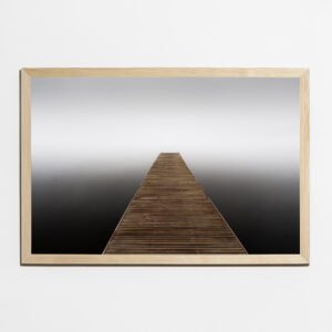 Obraz 40×60 cm, półmat, ramka sosna - W Otchłani Nicości