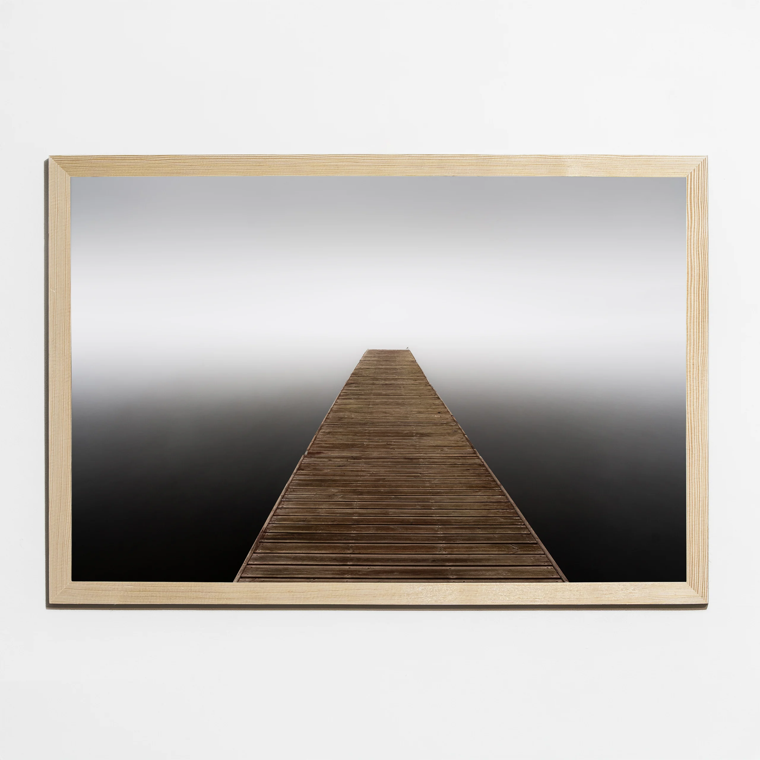 Obraz 40×60 cm, półmat, ramka sosna - W Otchłani Nicości