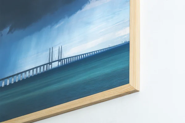 Obraz 40×60 cm, półmat, ramka sosna - Pod Ciężkimi Chmurami - obrazek 2