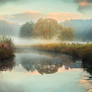 Wydruk 30×45 cm, papier półmat 200 g/m² - Bajkowy Poranek