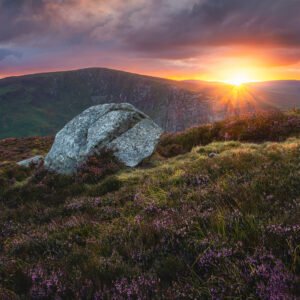 Wydruk 30×45 cm, papier półmat 200 g/m² - Magiczny Zachód Słońca